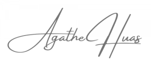 Logo Agathe HUAS BlancGris